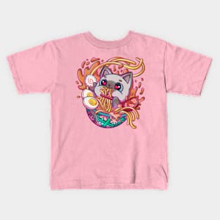 Ra-Meow NEKO RAMEN T-SHIRT Kids T-Shirt